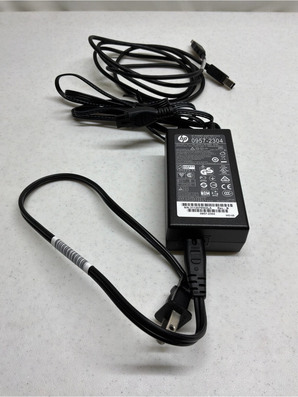 Genuine HP 0957-2304 OEM AC Power Adapter 32V 12V Printer Supply Tested